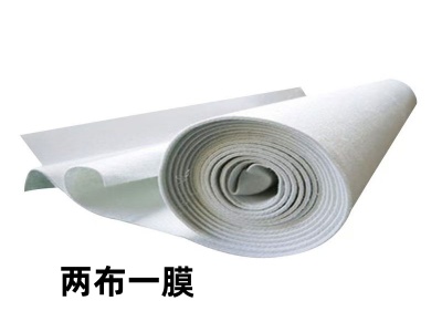 雨水蓄水池专用两布一膜 丘岳环保防渗土工布复合膜